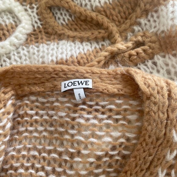 Loewe Anagram Knit Cardigan in Mohair Blend - Picture 10 of 11